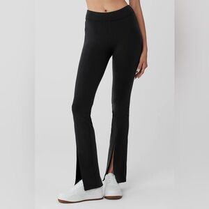Alo Yoga Airbrush High-Waist Flutter Legging Black Size Extra Small